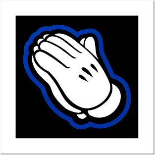 Praying hands-royal Posters and Art